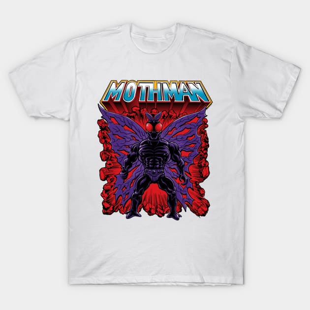 Mothman as an 80s Action Figure T-Shirt by CTKR Studio